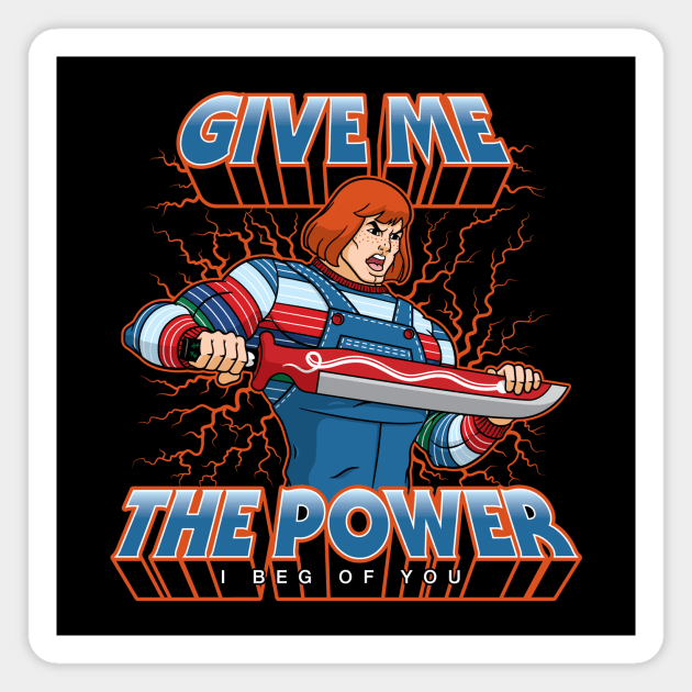 ChuckHe-Man Magnet by mikehandyart